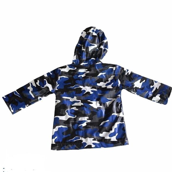 BNWOT Nevada Camo Vinyl Rain Jacket - Picture 2 of 5